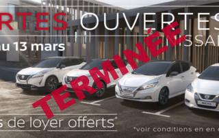 Portes Ouvertes Nissan 3 mois loyers offert