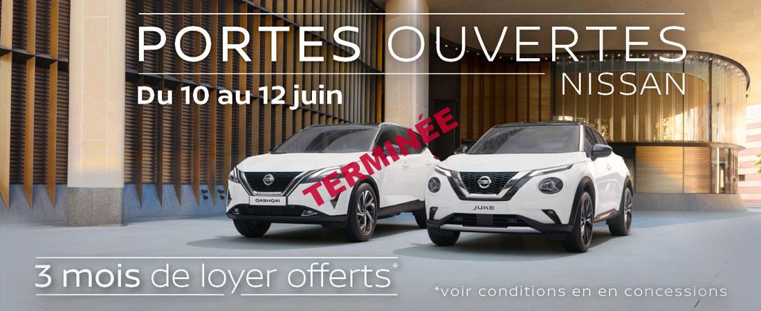 portes ouvertes nissan 3 mois loyer offerts