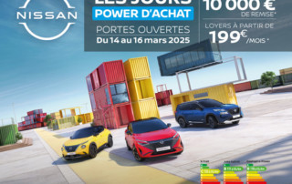 jours power achat nissan remise et loyers Portes ouvertes